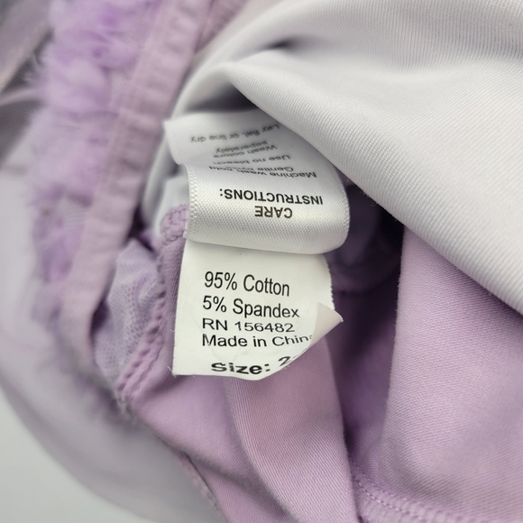 Danz N Motion Purple Dance Dress Toddler Sz 2-4 - Picture 5 of 5